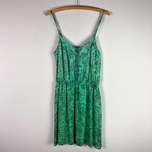 Gypsy05 100% Silk Sleeveless Sun Dress Floral XS